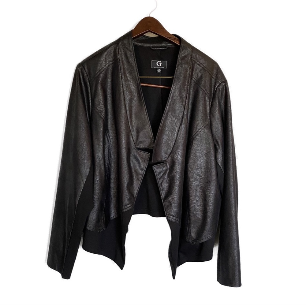 G by Giuliana Faux Leather Jacket Women’s size 3X